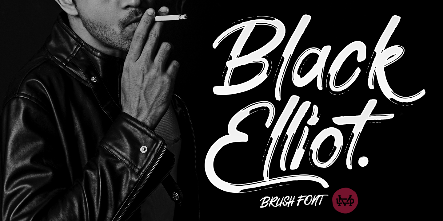 Przykładowa czcionka Black Elliot #1